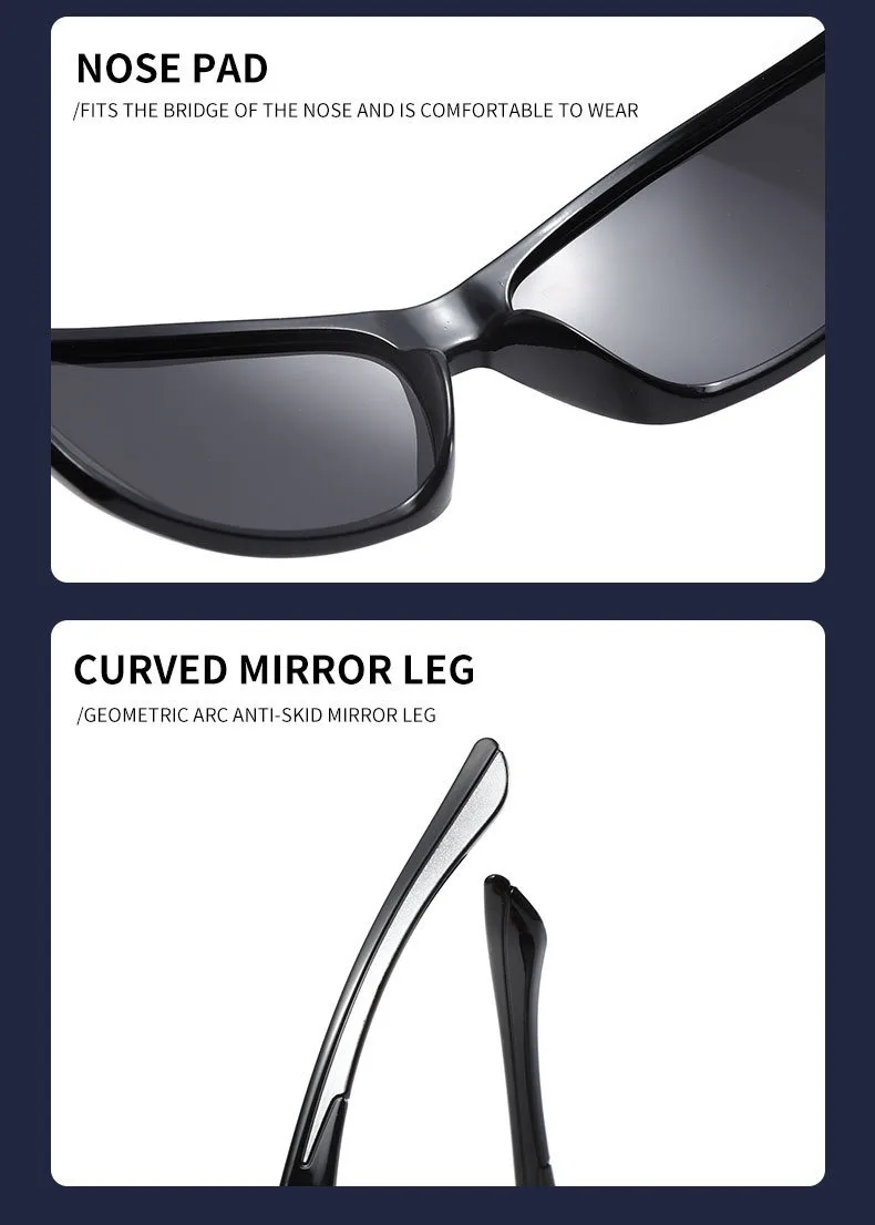Okum Fashion Polarized Glasses UV400, Anti-UV, Anti-Glare, Strong Light, Suitable for Cycling, Driving, Fishing, Etc