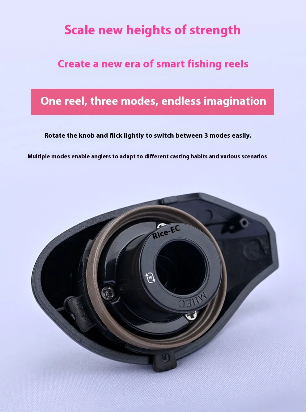 DMK Cheetah Air 7.6:1 DC Fishing Reels Carbon Fibre 135g Electronic Brake MIIEC Band Sound 3-17g Baitcast Fishing Reels