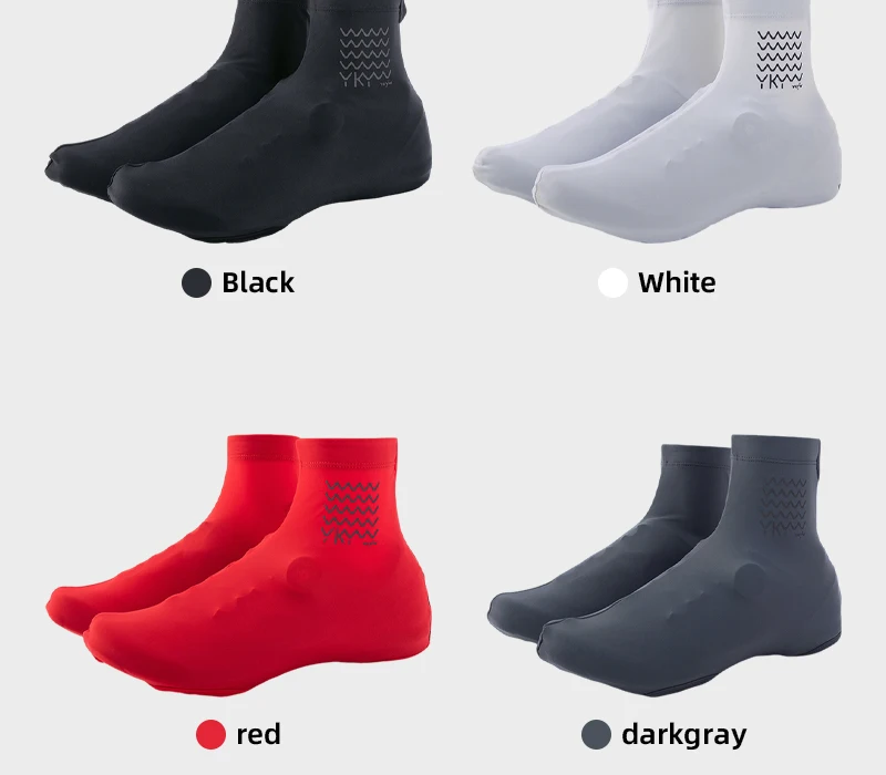 YKYWBIKE Cycling Shoe Cover Road Bike Overshoes Lightweight  Women Men Elastic MTB Bicycle Shoes Cover Reflective