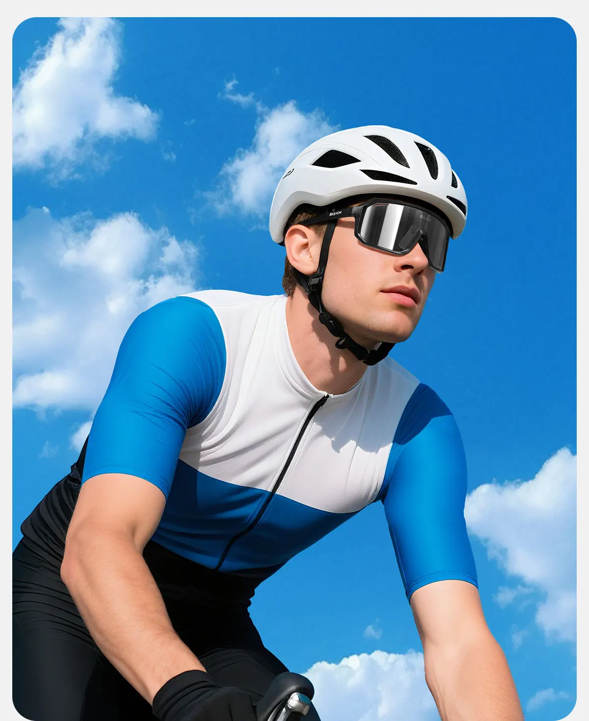 SCVCN Outdoor Cycling Glasses Men Bike UV400 Eyewear Sports MTB Road Goggles Bicycle Women Driving Hiking Climbing Sunglasses