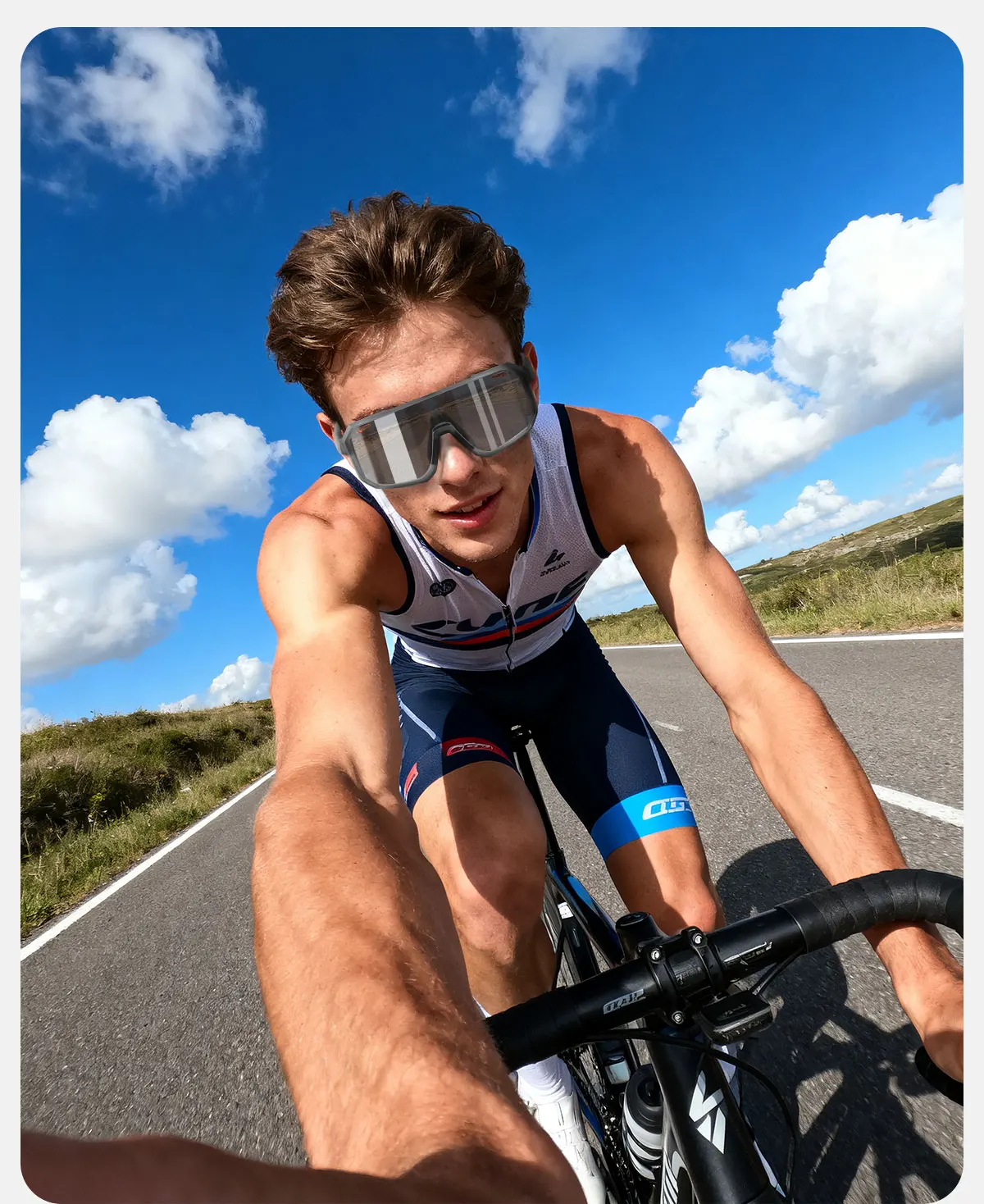 SCVCN Outdoor Cycling Glasses Men Bike UV400 Eyewear Sports MTB Road Goggles Bicycle Women Driving Hiking Climbing Sunglasses