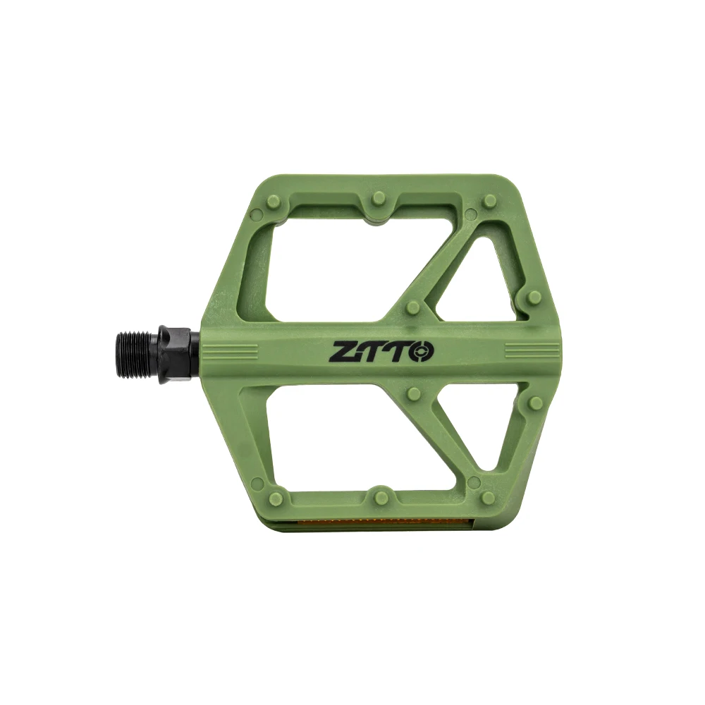 ZTTO Ultralight Pedal Mountain Road Bike Pedal Platform Nylon Pedals Sealed Bearings Footboard Cycling BMX Anti-slip Flat Pedals