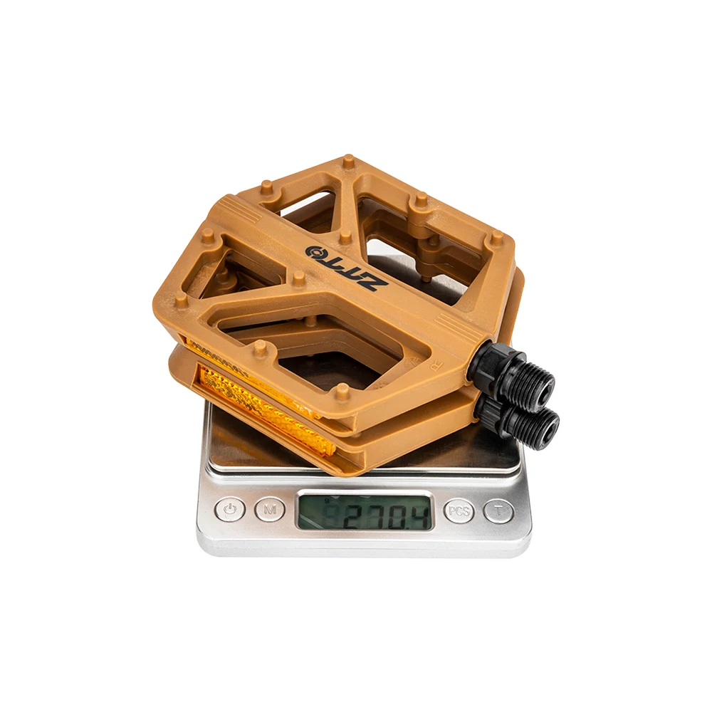 ZTTO Ultralight Pedal Mountain Road Bike Pedal Platform Nylon Pedals Sealed Bearings Footboard Cycling BMX Anti-slip Flat Pedals
