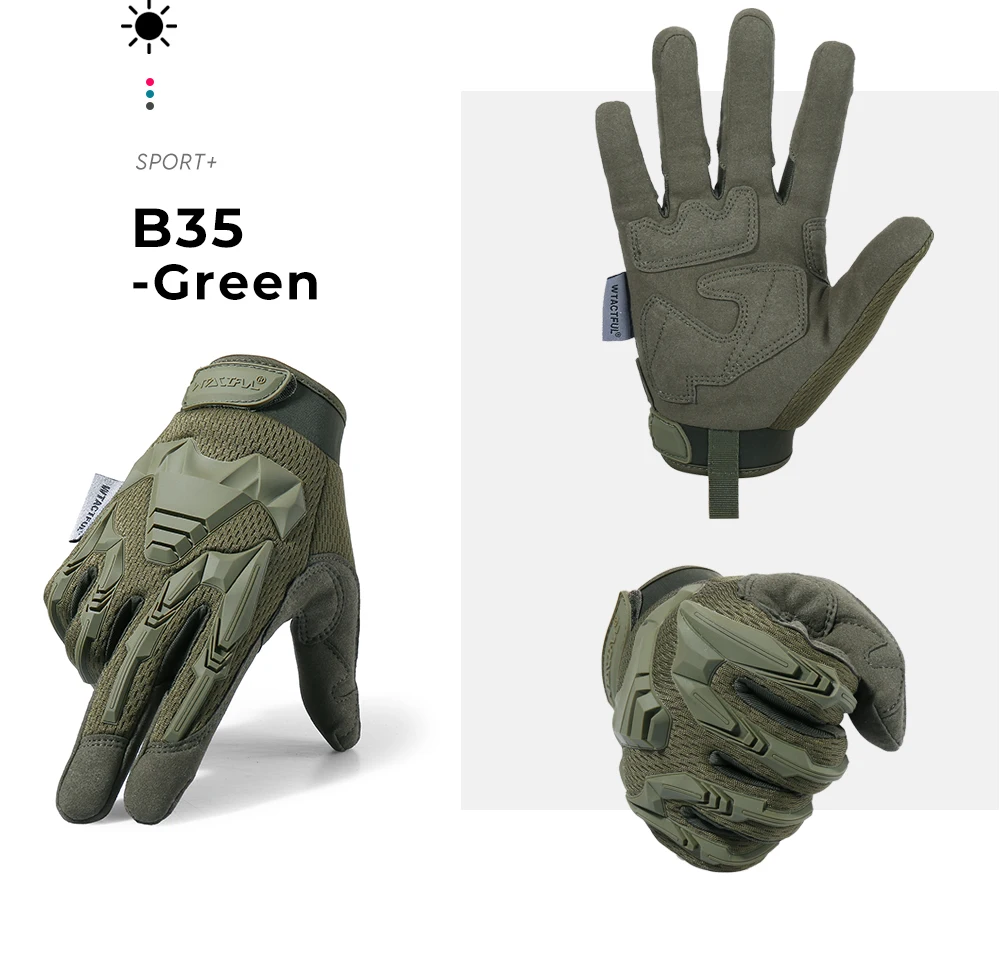 Men Tactical Gloves Touch Screen Outdoor Sport Paintball Combat Hiking Hunting Riding Bike Non-slip Breathable Cycling Equipment