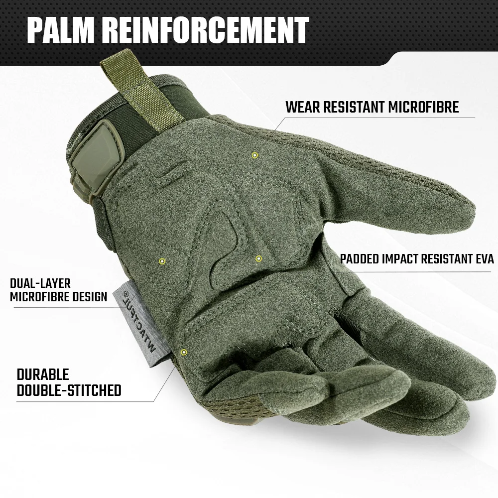 Men Tactical Gloves Touch Screen Outdoor Sport Paintball Combat Hiking Hunting Riding Bike Non-slip Breathable Cycling Equipment