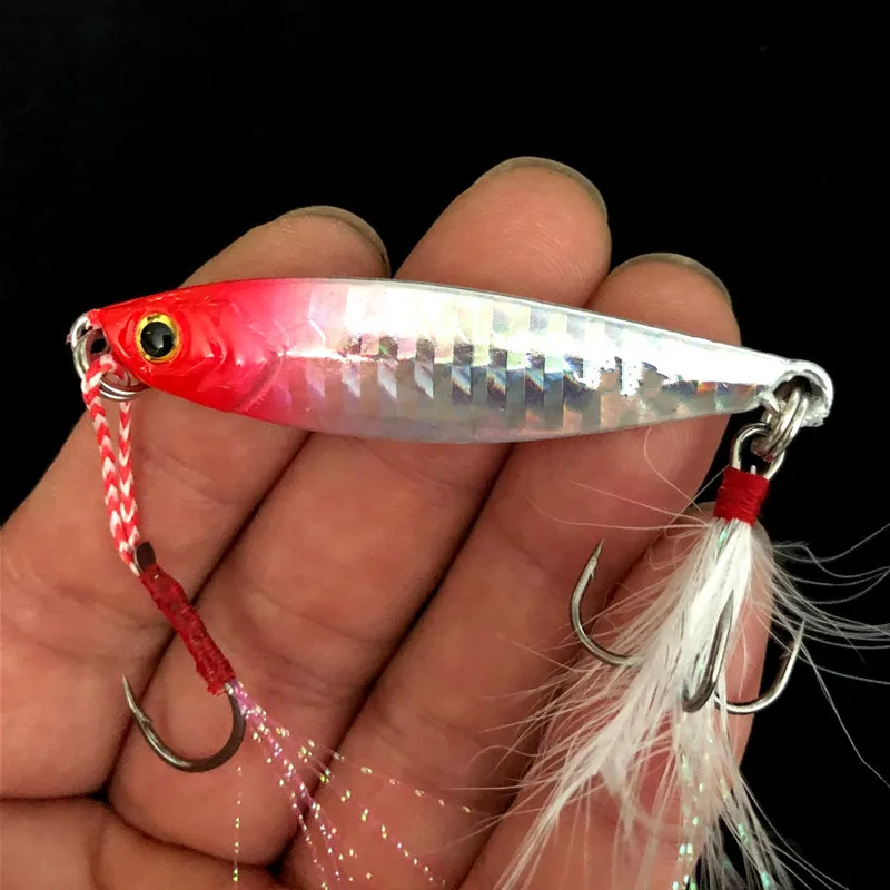 Shore Cast Fishing Lure Slow Jigbait 7g/10g/15g/20g/30g/40g Metal Jig Artificial Lure Bait 1 Pcs