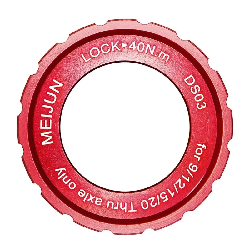 1PC Bicycle Center Lock Disc Brake Hub Lockring Front Rear 9 12 15 20mm Axle Middle CenterLock Cover Ring Cycling Accessories