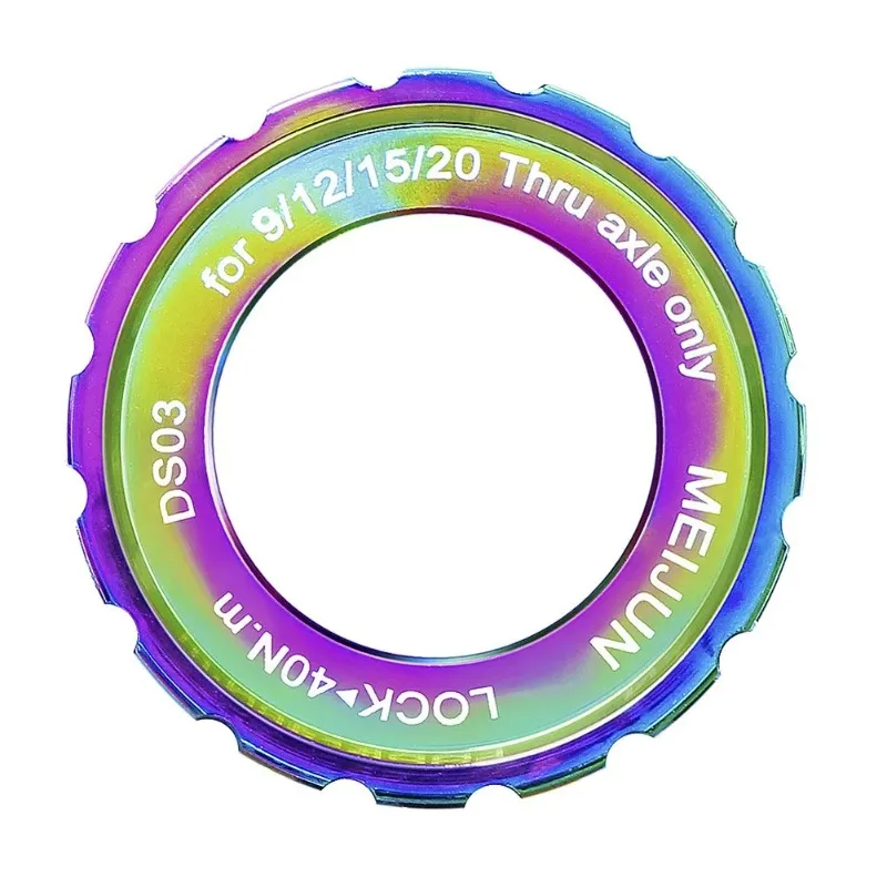 1PC Bicycle Center Lock Disc Brake Hub Lockring Front Rear 9 12 15 20mm Axle Middle CenterLock Cover Ring Cycling Accessories
