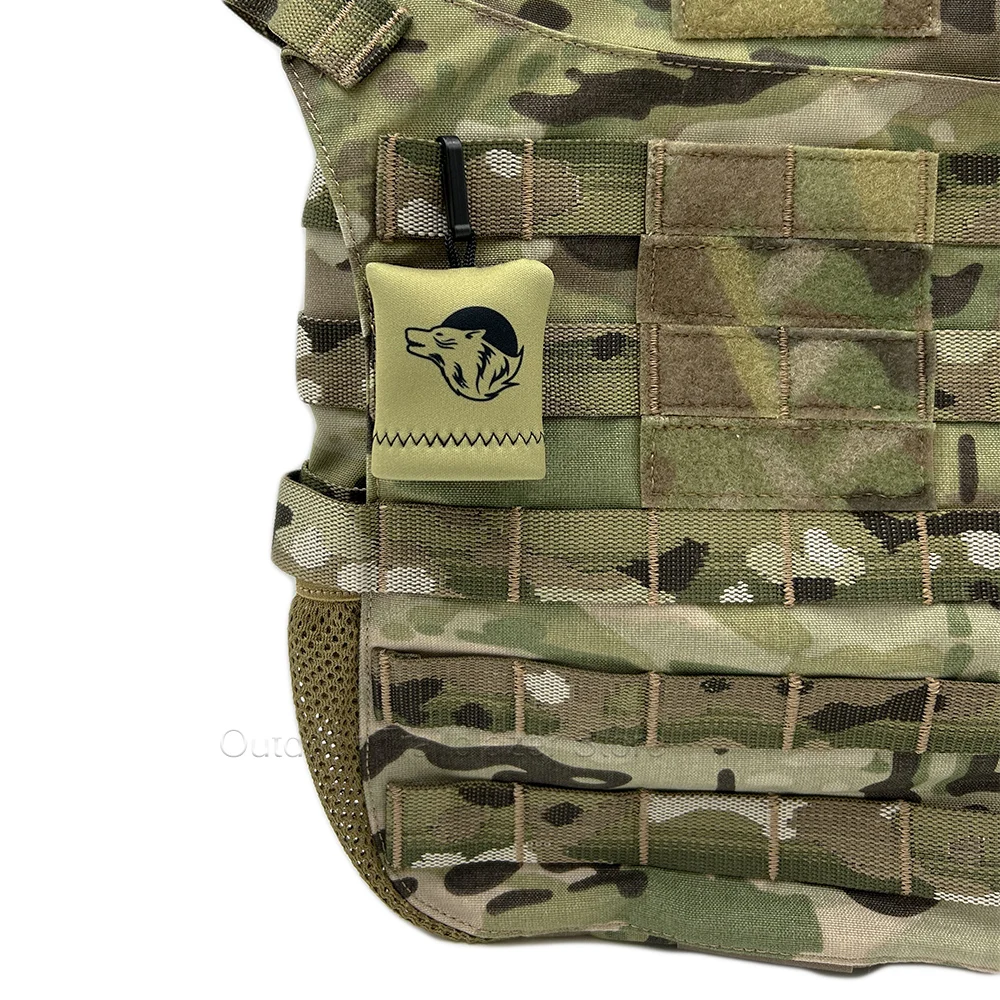 Tactical Ultra-Fine Fibers Cleaning Cloth Hanging One-piece Folding Storage Washable for Binoculars Scopes Glasses Screens