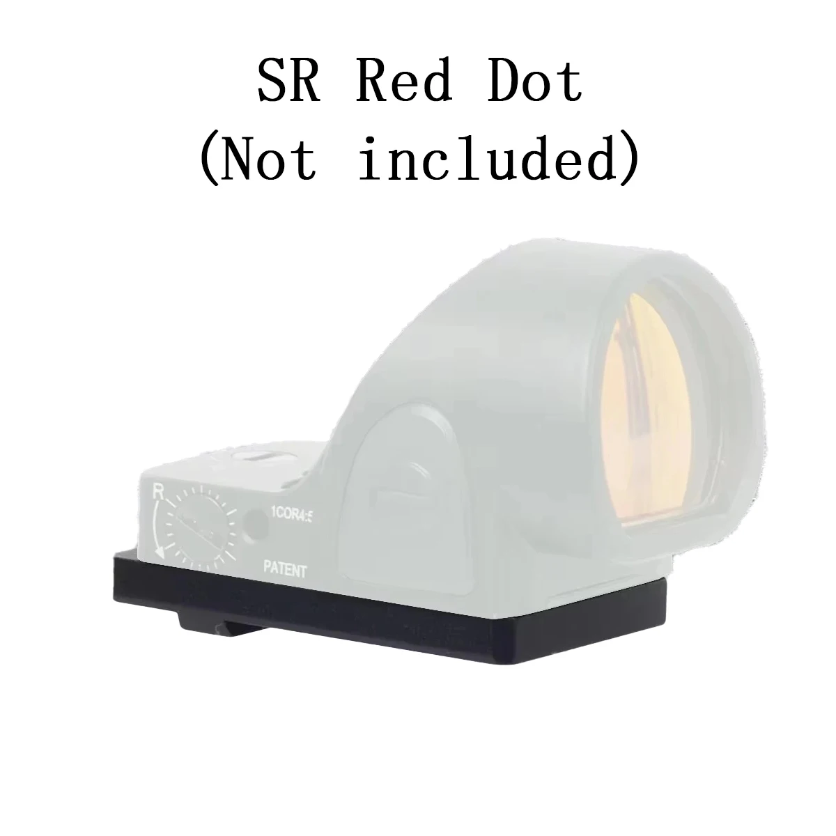 Universal G17 Mount Rear Sight Plate Mount Base Adapter For Glock 17 19 G17 G19 Fit RM VISM VISM-PRO M1 M2 Red Dot Sight