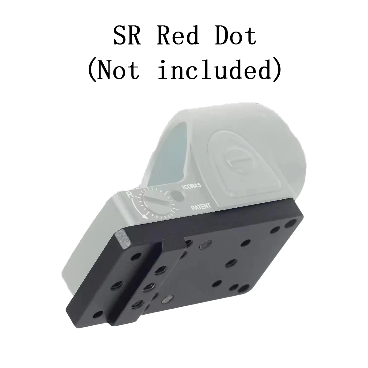 Universal G17 Mount Rear Sight Plate Mount Base Adapter For Glock 17 19 G17 G19 Fit RM VISM VISM-PRO M1 M2 Red Dot Sight