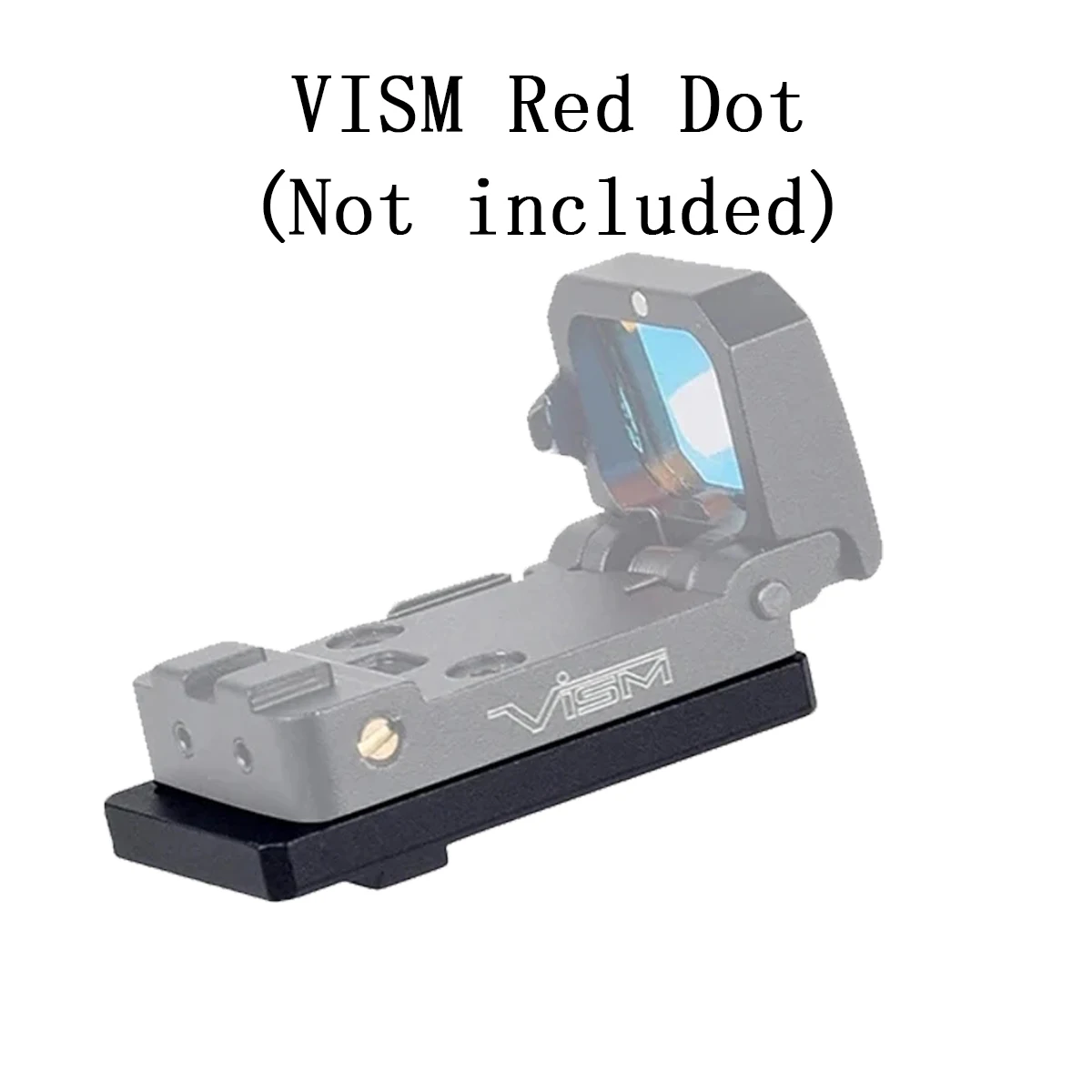 Universal G17 Mount Rear Sight Plate Mount Base Adapter For Glock 17 19 G17 G19 Fit RM VISM VISM-PRO M1 M2 Red Dot Sight