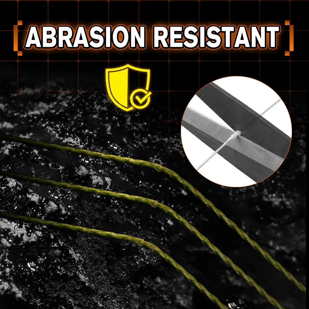 ZUKIBO Nanofil Crystal Unifilament Fishing Line Green Smooth Thin Line Abrasion Resistant Zero Memory for Spinning Reels