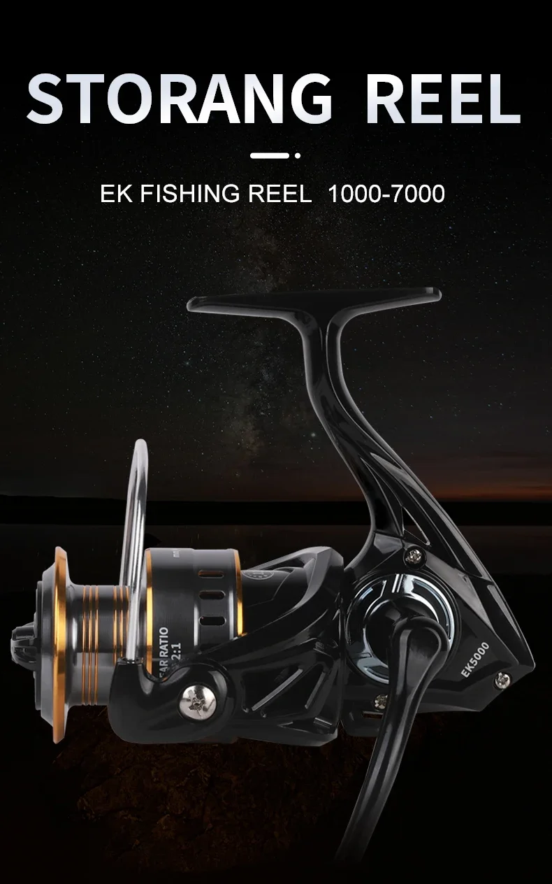 Fishing Reel, 13BB Freshwater Fishing Reels, Ultra Smooth Powerful Saltwater Spinning Reel, 5.2:1 Gear Ratio Waterproof Reel