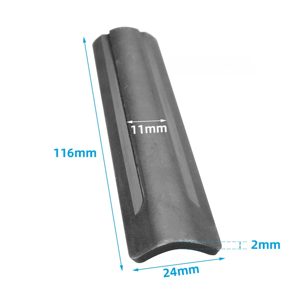 20/116mm Steel Circular Bottom Dovetail Rail Base Mount 11mm Sight Adapter