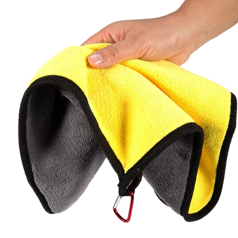 Outdoor Sports Thickening Fishing Towel Non-stick Absorbent Fishing Clothing Wipe Hands Soft Towel Fishing Accessories Equipment