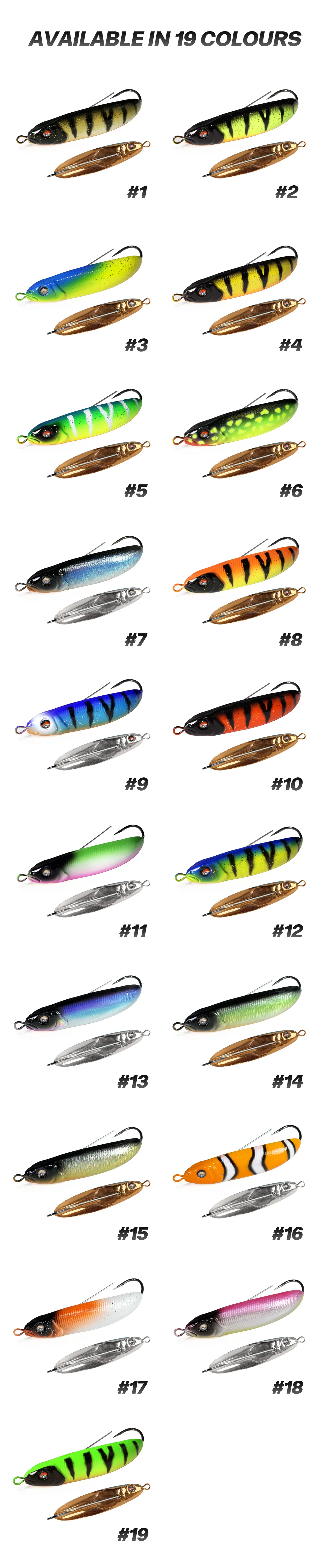 WATERBOY 60mm 12g 70mm 15g Weedless Spoon Fishing Lure Hard Bait OEM Factory