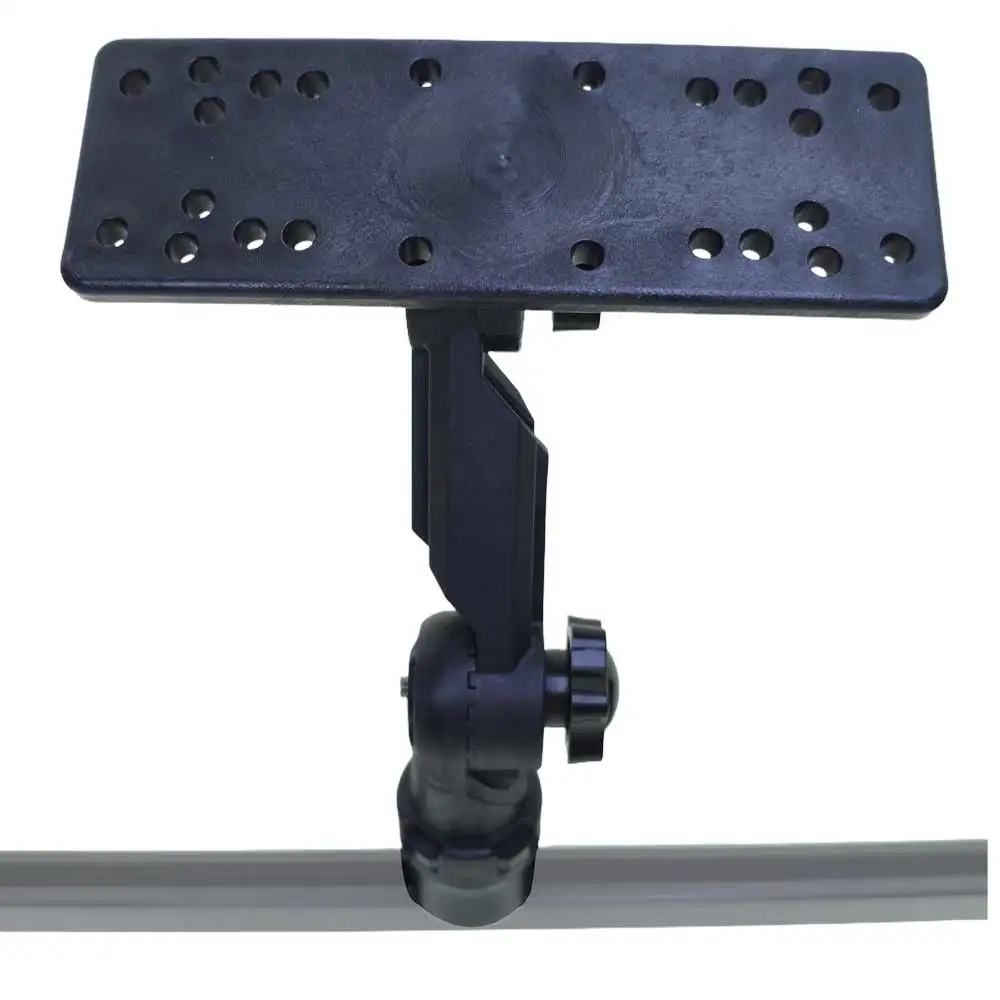 Kayak Drifting Canoe Fishfinder Mount Boat Sonar Holder for Garmin, Lowrance & Raymarine Marine Dinghy PVC Boat GPS Holder Plate