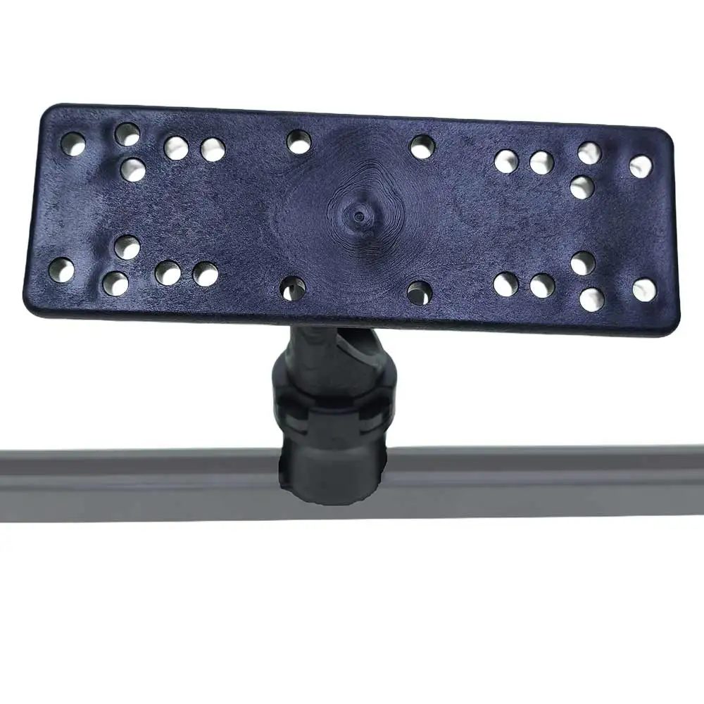 Kayak Drifting Canoe Fishfinder Mount Boat Sonar Holder for Garmin, Lowrance & Raymarine Marine Dinghy PVC Boat GPS Holder Plate
