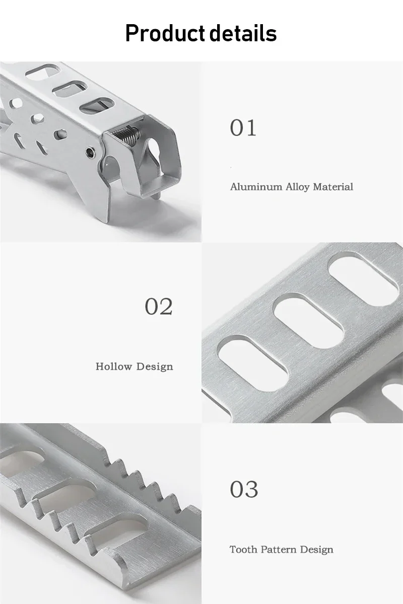 Aluminium Anti-hot Alloy Clip Bowl Gripper Holder Camping Pot Pan Handle Anti-Scald Clamp Kitchen Accessories Hiking Cooking