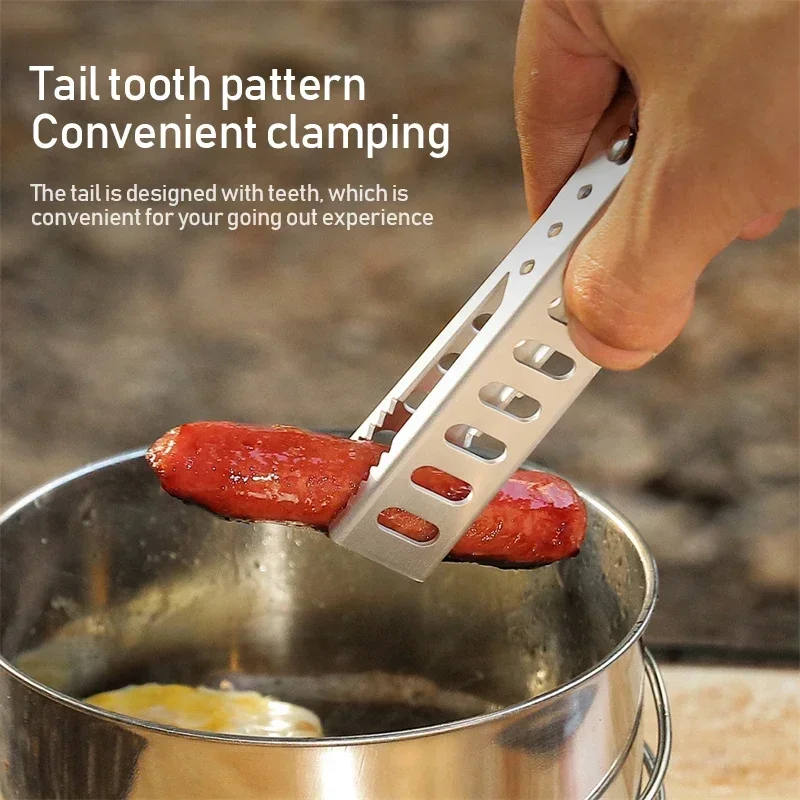 Aluminium Anti-hot Alloy Clip Bowl Gripper Holder Camping Pot Pan Handle Anti-Scald Clamp Kitchen Accessories Hiking Cooking
