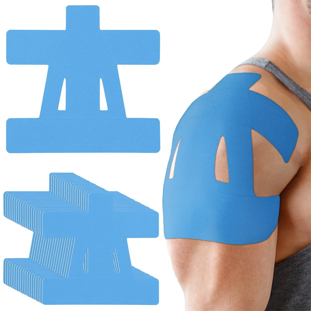 10 PCS Kinesiology Tape for Shoulder Precut,Shoulder Tape -Waterproof & Breathable, Enhance Elastic Sports Tape for Pain Support