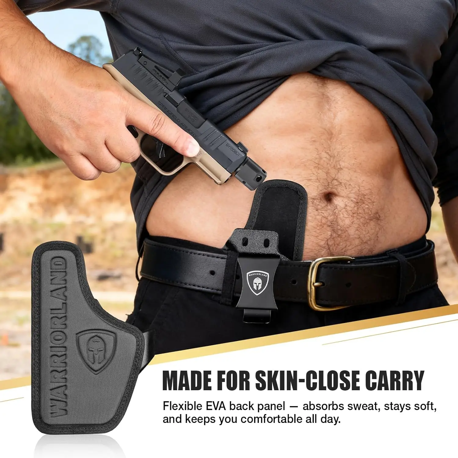 For Springfield Hellcat Pro/Hellcat/Hellcat RDP & OSP,IWB Hybrid Holster,Concealed Carry Holster,Ultimate Comfort | Right Hand