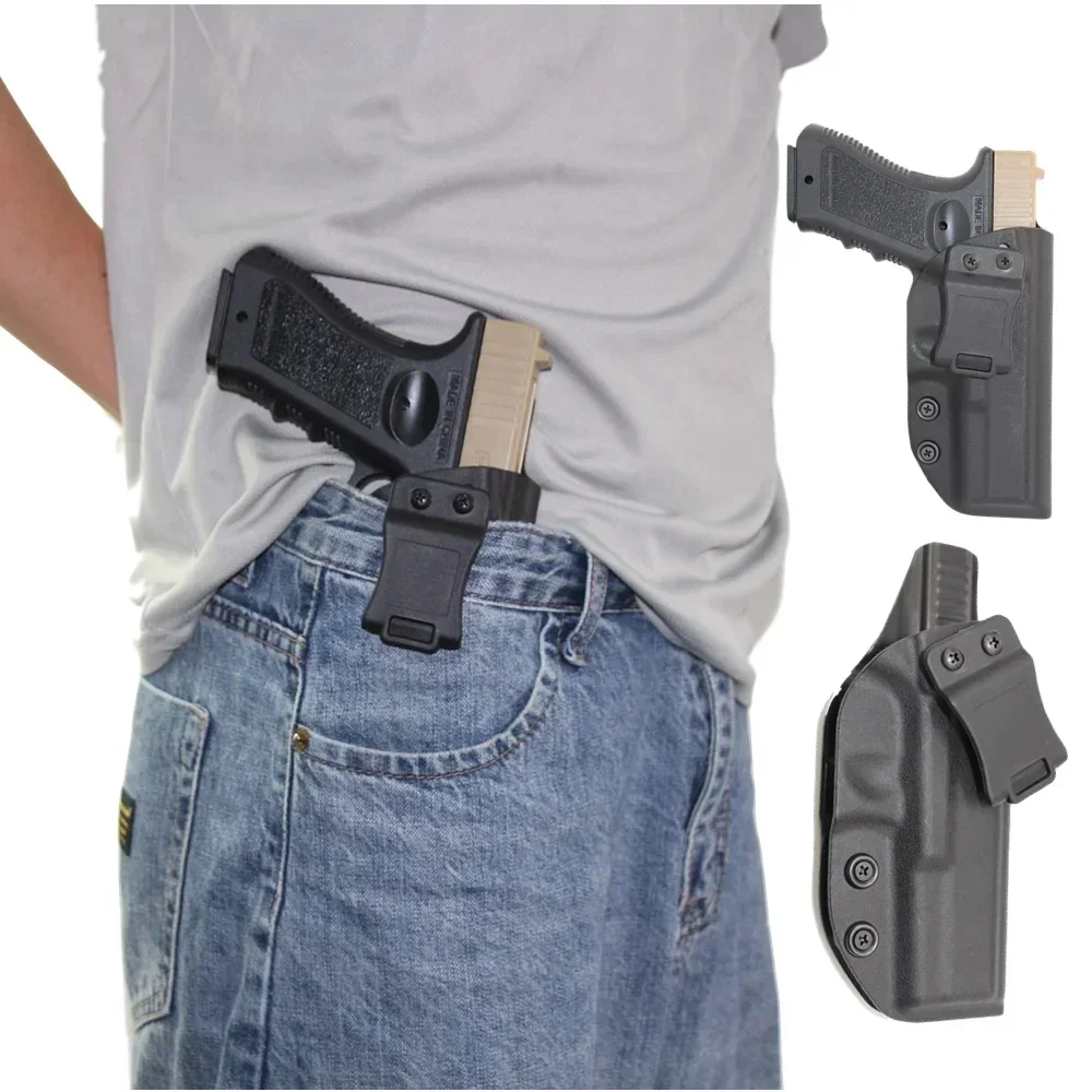 Ultimate Concealment Kydex IWB Holster for Glock 17/22/31 - Custom Molded, Adjustable Retention, Quick Draw