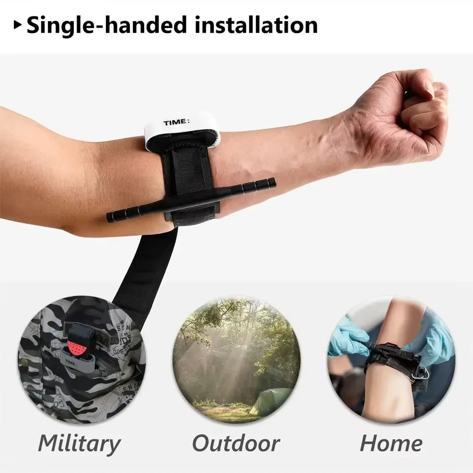 65cm/75cm/95cm Tourniquet Combat Medical Tourniquet Tactical Military Emergency With Pen First Aid Camping Equipment 1pcs