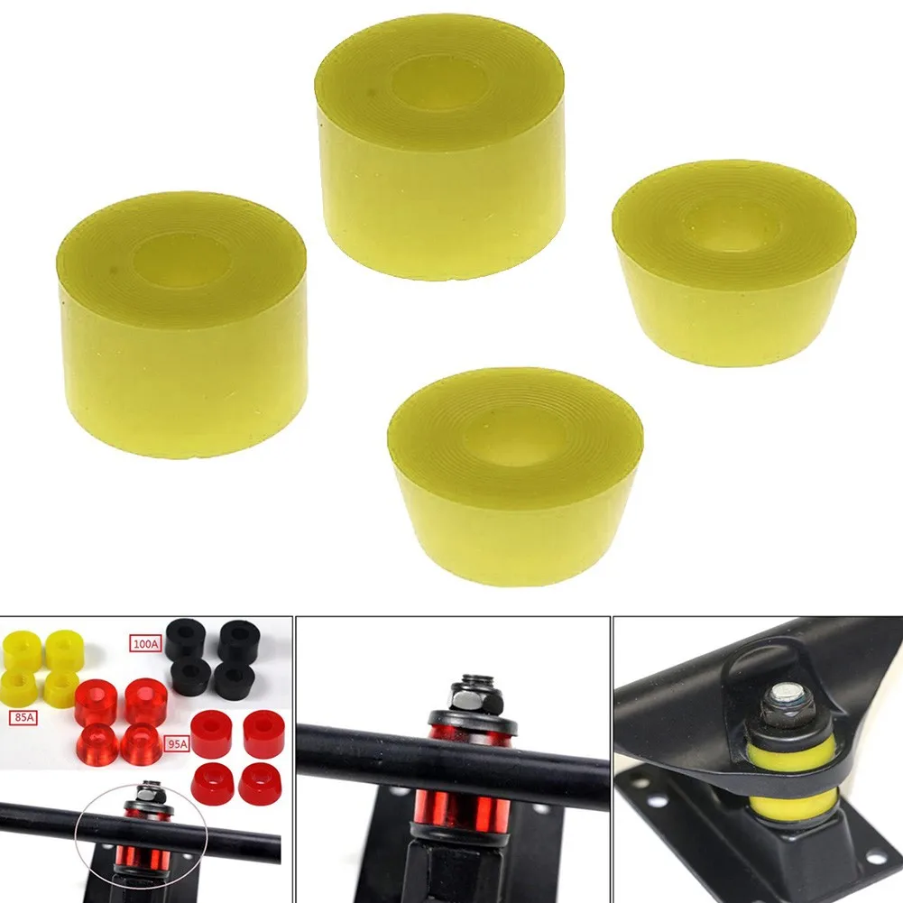 4Pcs/set Replacement Pivot Cups Kit Skateboard Longboard Parts Pivot Tube Outdoor Scooter Accessories
