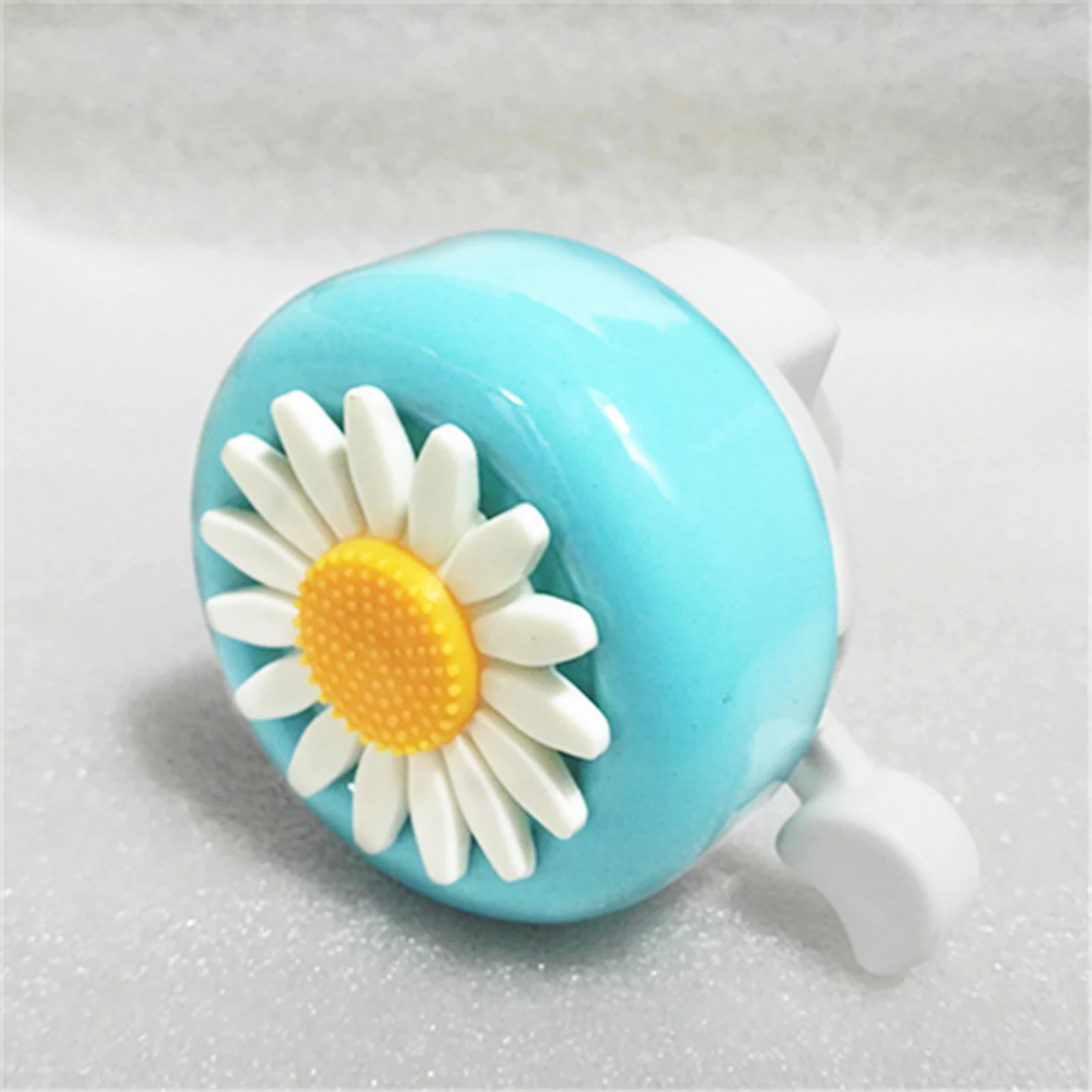 Pink/Red/Blue Flower Bicycle Bell Cute Floral Bike Horn Easy Install Cycling Accessories for Girls Women Kids Bike Ornaments