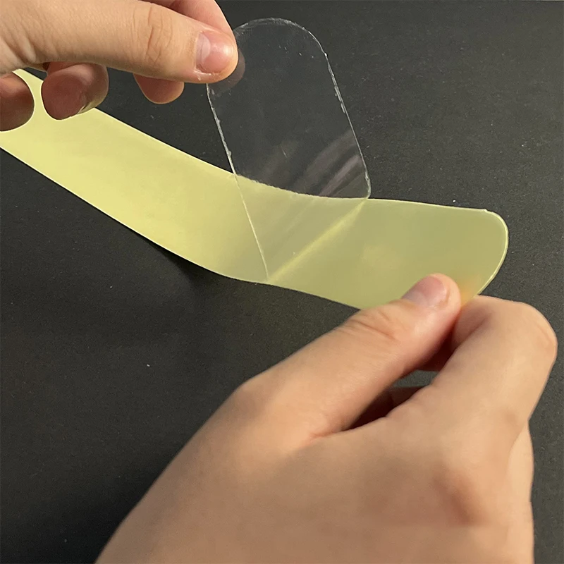 Transparent Pickleball Paddle Protection Tape Racquet Head Guard Edge Protector Transparent Racket Guard Pickleballs Accessory