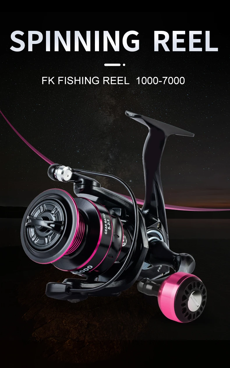 Professional Ultra Light Metal/EVA Left/Right Hand Swap Fishing Reel Grip 5.2:1 High 26LB Max Drag Speed Casting Spinning Reel