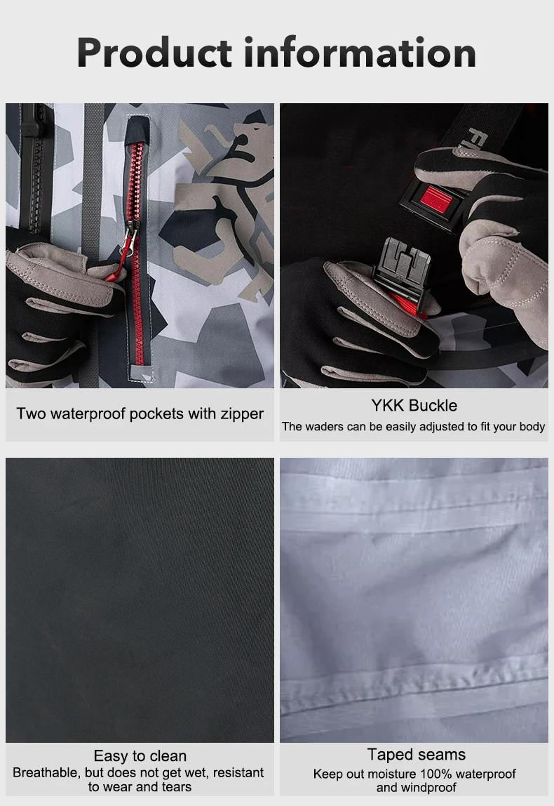 HARD-TEX® Fly Fishing Chest Waders Waterproof Stocking Foot River Hunting ATV Kayak Men SPEEDMASTER Wader Pants