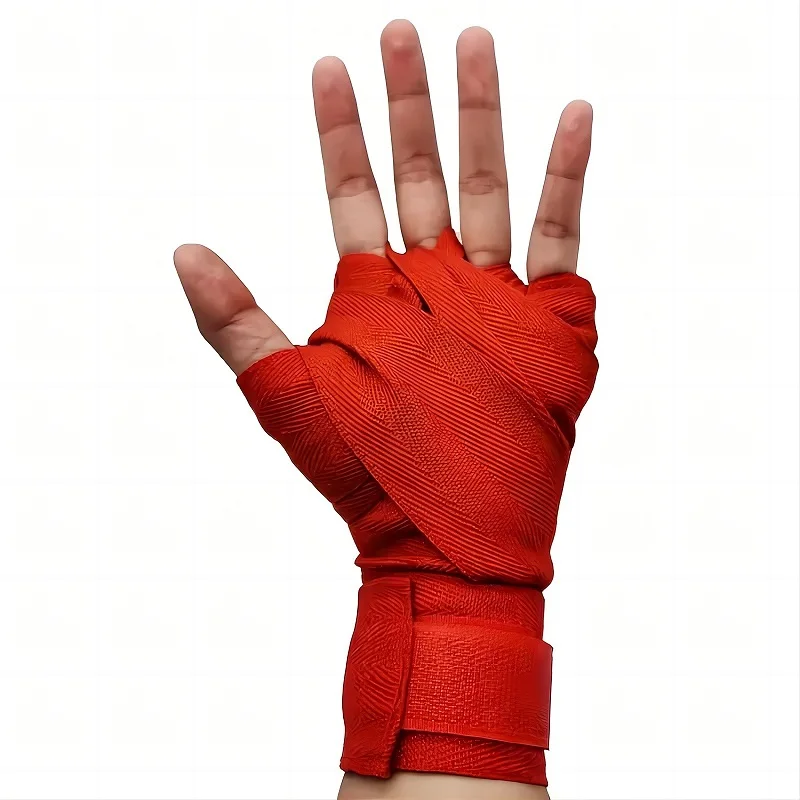 2PCS 2.5 or 5M Boxing Training Bandages Cotton Sports Bandages Sanda Kick Boxing Mma Hand Gloves Wraps Belt Boxing Sports Strap
