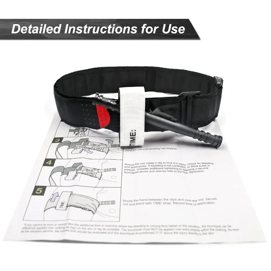 C AT Tourniquet Turnstile Rotating Tactical First Aid Kit for Outdoor Survival Combat Emergency Medical