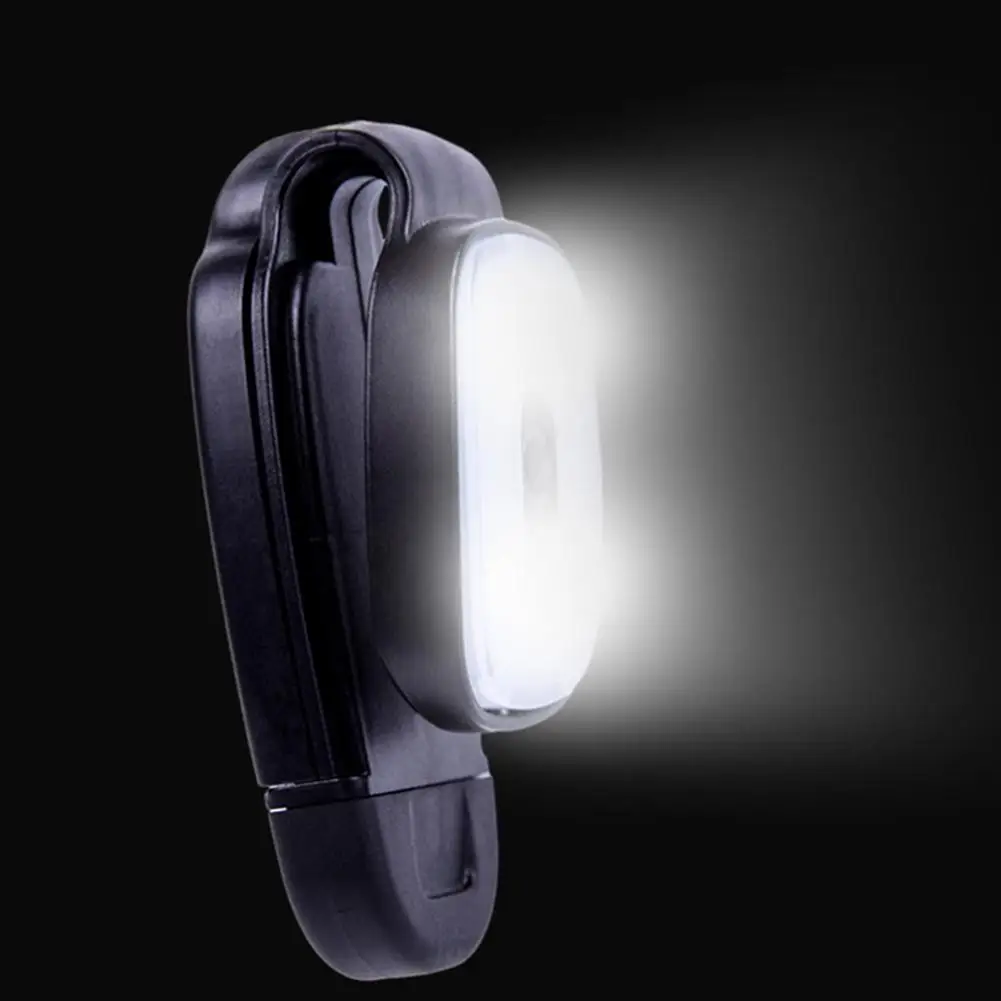 Multi-Function LED Clip Lamp Lightweight Warning Lights LED Clip Flashlight Waterproof USB Rechargeable For Runners