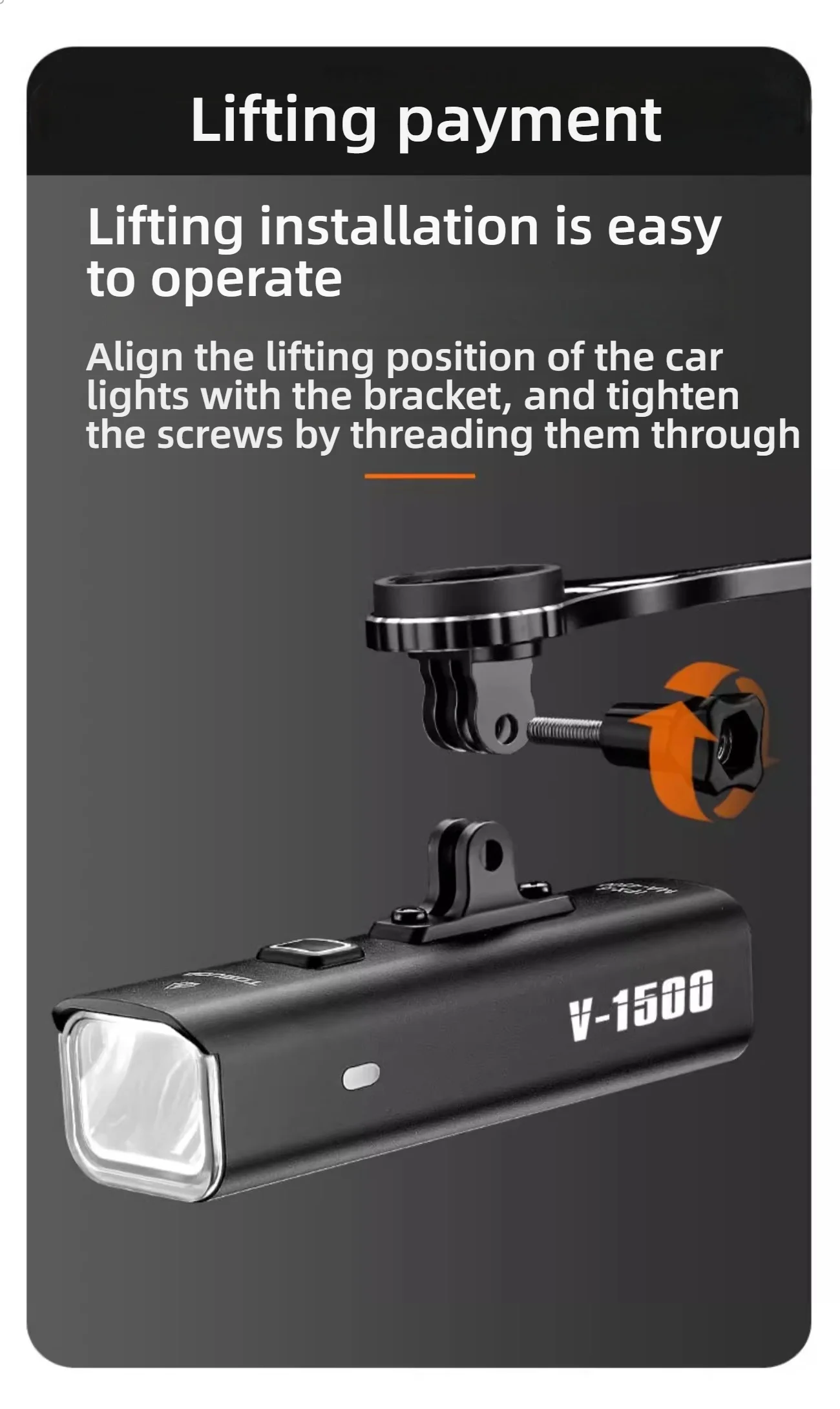 TOSUOD Bicycle Light 1000/1200/1500 Lumen Bike Headlight Power Bank Flashlight Handlebar USB Charging MTB Road Highlight
