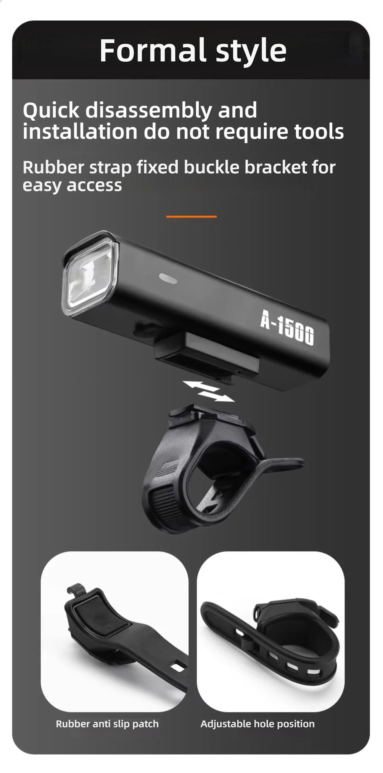 TOSUOD Bicycle Light 1000/1200/1500 Lumen Bike Headlight Power Bank Flashlight Handlebar USB Charging MTB Road Highlight