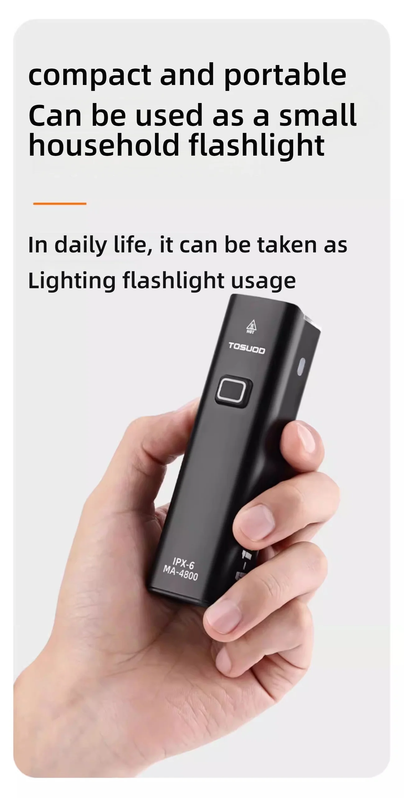 TOSUOD Bicycle Light 1000/1200/1500 Lumen Bike Headlight Power Bank Flashlight Handlebar USB Charging MTB Road Highlight