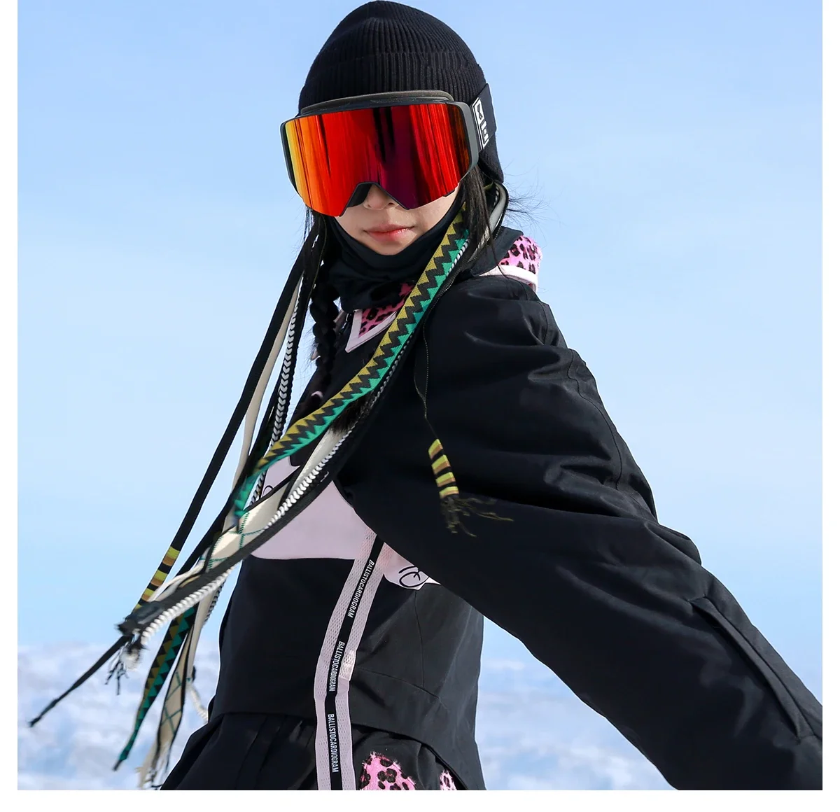 Kapvoe Flip Over Magnetic Snow Goggles Photochromic Ski Men Snowmobile Anti-Fog Snowboard Goggles Women Ski Equipment UV400