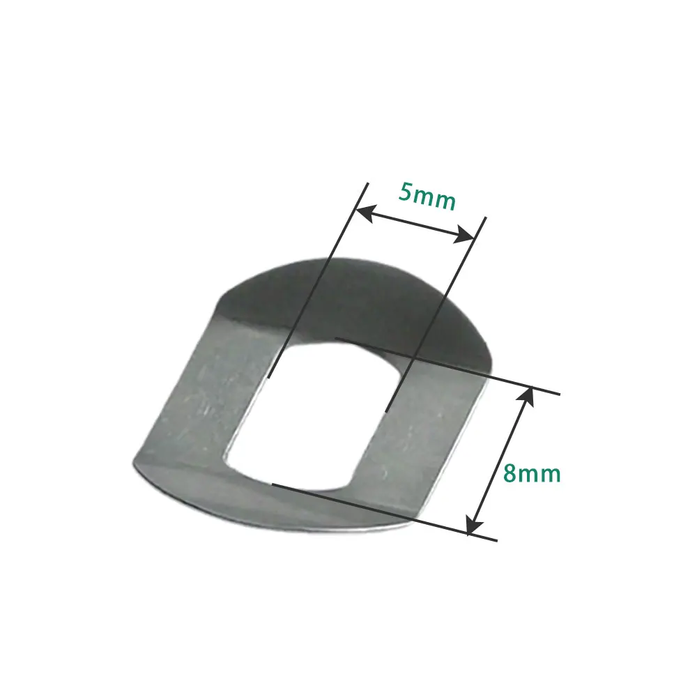 5pcs/10pcs Bait Casting Reel Handle Shaft Washer 5*8mm Fishing Reel Handle Spacer Isolation Sheet Spring Leaf for Fishing