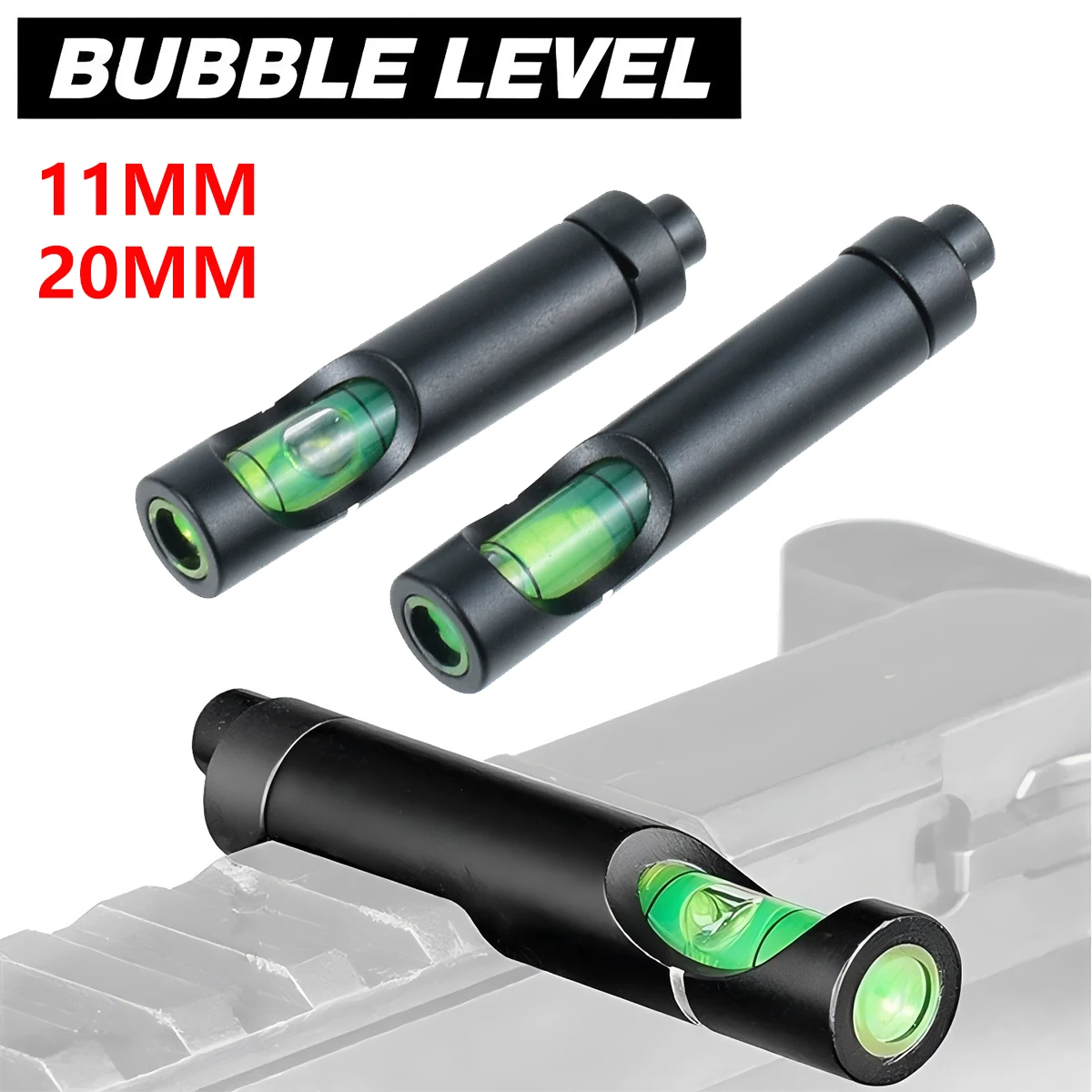 Hunting Spirit Bubble Level Optical Scope Mounts for 20mm Picatinny 11mm Rail Scope Leveling Tool Kit Hunting Accessories