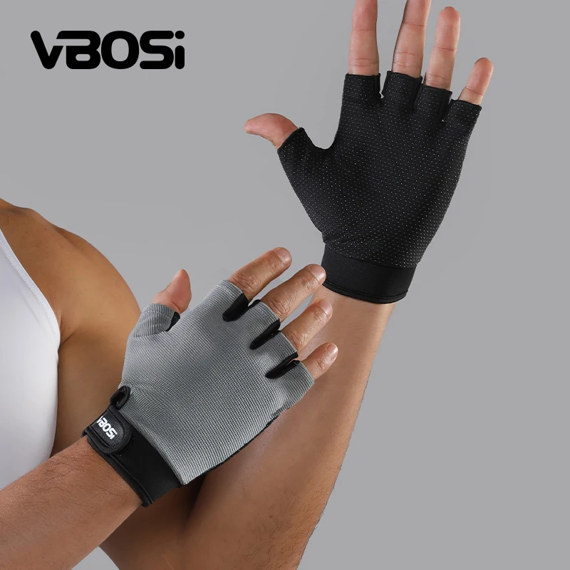 VBOSi Lightweight Anti Slip Sports Gloves for Men Women Breathable Gym Workout Running Cycling Outdoor Activities