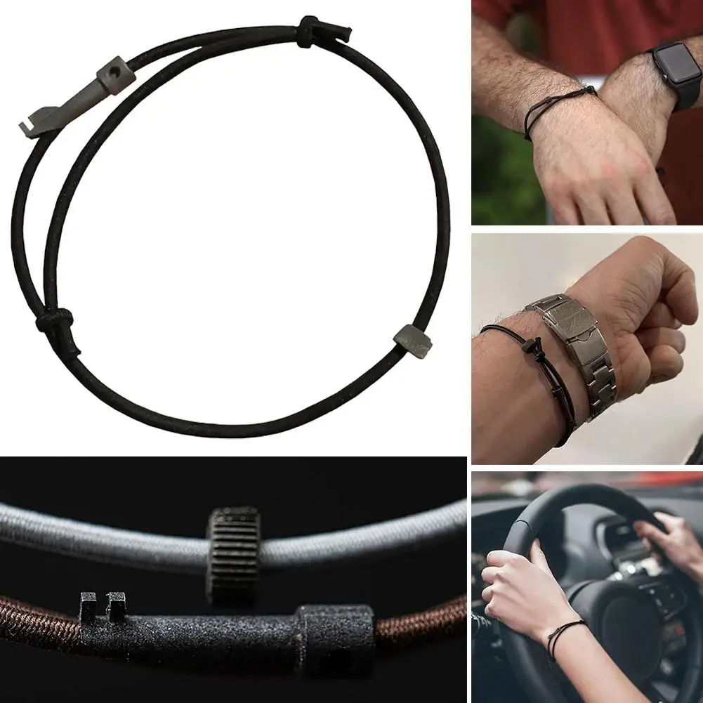 EDC Survival Bracelet For Outdoor Adventure Adjustable Wristband Emergency Glass Breaker Outdoor Camping Gear Survival Tool