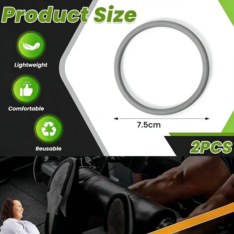 2PCS Patellar Tendon Knee Strap Breathable Elastic Anti Slip Multi Function Stabilizer Support Brace for Tennis Volleyball Squat