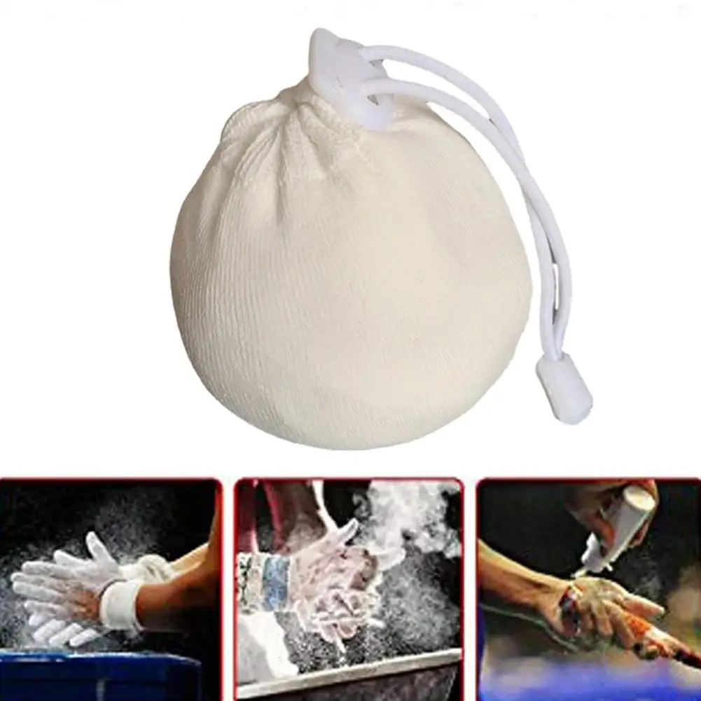 Sports Chalk Magnesium Ball Fitness Gym Weightlifting Barbell Training Rock Climbing Trainer Anti-skid Dry Magnesium Powder Bag
