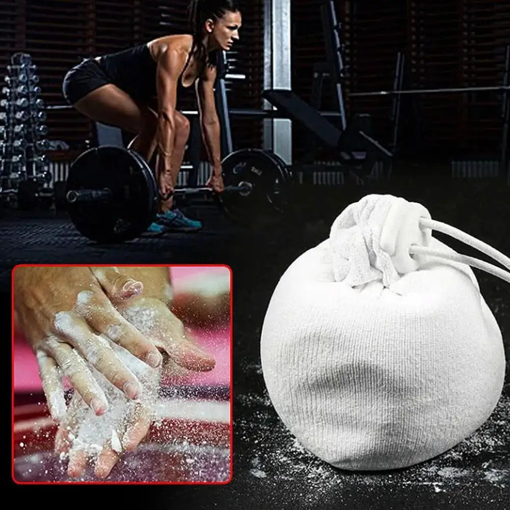 Sports Chalk Magnesium Ball Fitness Gym Weightlifting Barbell Training Rock Climbing Trainer Anti-skid Dry Magnesium Powder Bag