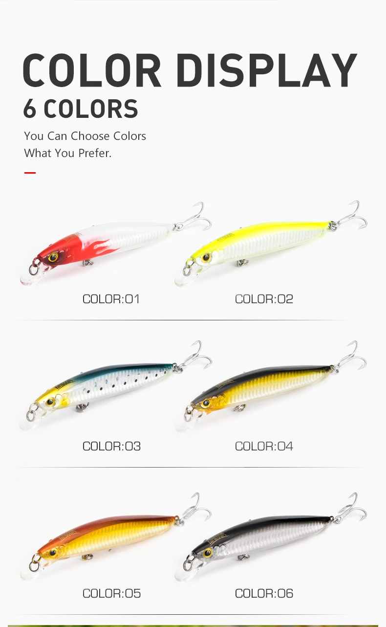 Kingdom Floating Minnow Fishing Lure 120mm 23g 130mm 30g Artificial Sea Fishing Hard Wobbler for Bass Trout Saltwater Fishiing