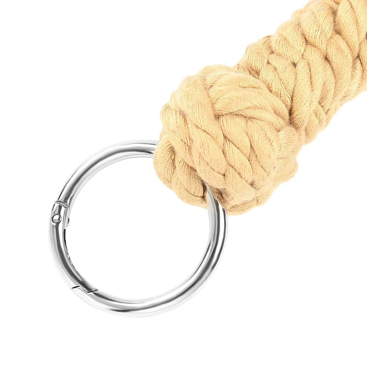 Premium Woven Horse Riding Crop with Detachable Metal Ring Equestrian Training Tool